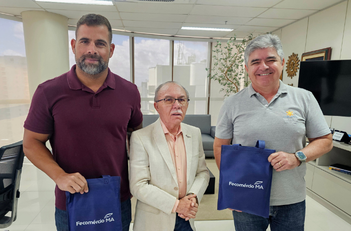 Fecomércio-MA recebe visita institucional de representantes do São Luís Shopping