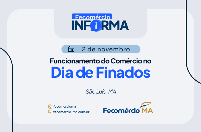 Funcionamento do comércio de São Luís no Dia de Finados
